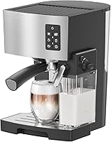 Vista 1 de Máquina de café expreso de 20 bares, cafetera y espresso con espumador automático de leche, máquina de capuchino, cafetera para café con leche
