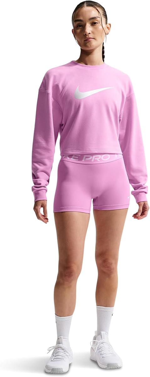 Pantalones cortos ciclistas Nike Pro de talle medio de 3" para mujer