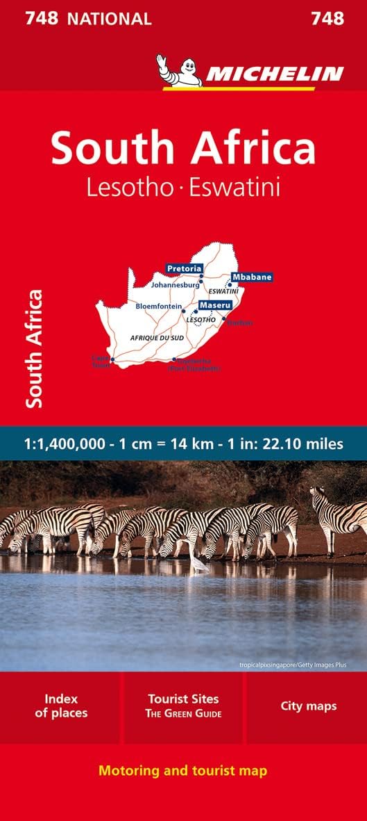 South Africa Map 748 (Maps/Country (Michelin))