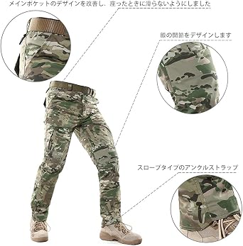 Men's Waterproof Military Cargo Pants, Outdoor Tactical, Multi-functional, for Airsoft, Work, Mountain Climbing