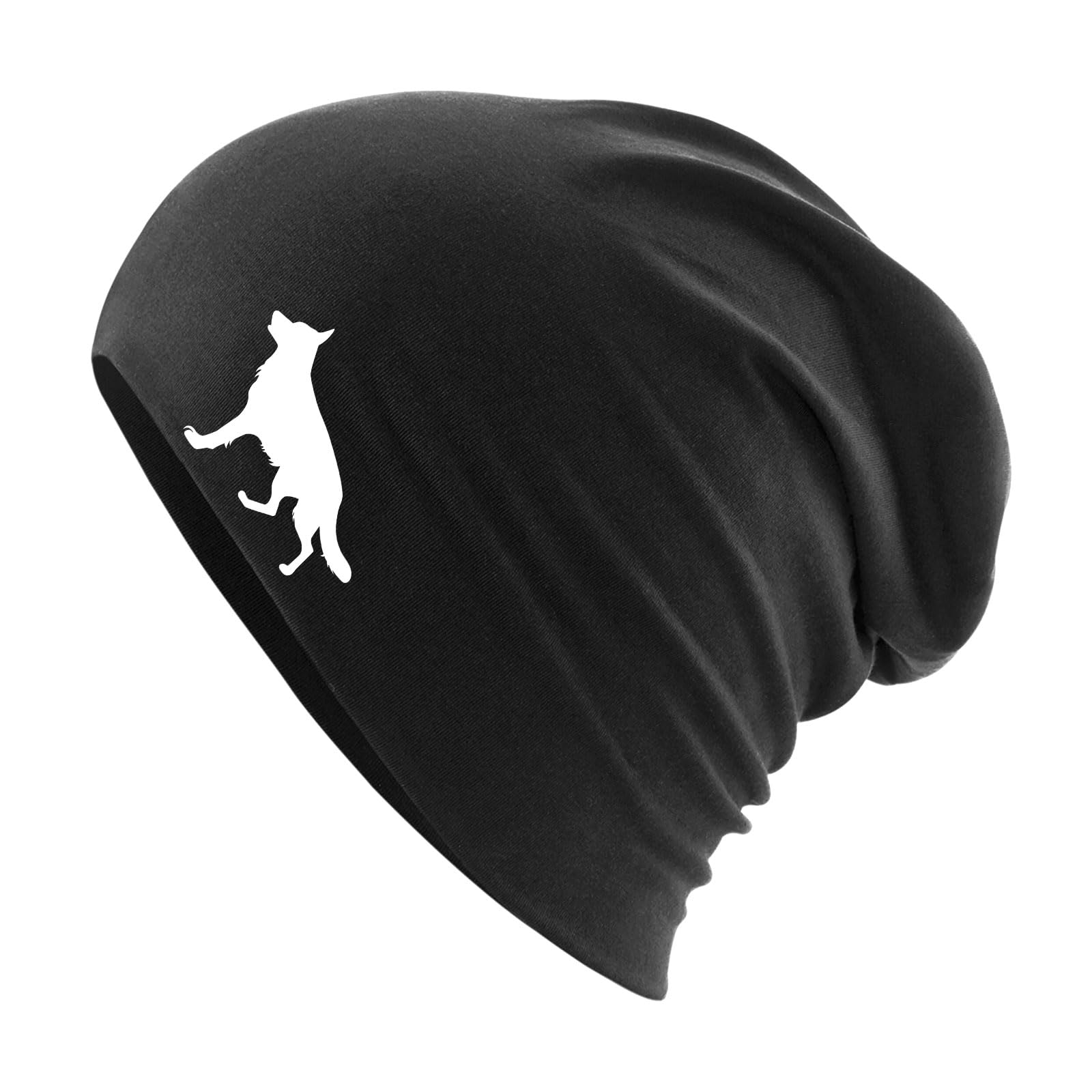 Huuraa Unisex Black Beanie German Shepherd Dog Gift Winter Hat German Shepherd Dog Present