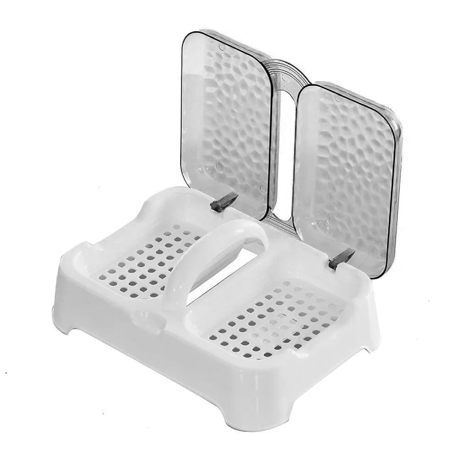 PUTHAK 2 in 1 Transparent Plastic Soap Case Holder with Lid Clear Soap Container Box Home Shower Outdoor Camping (Random Color Will Be Sent) Pack of 1 (B09FFLGG9N) Amazon Price History, Amazon Price Tracker