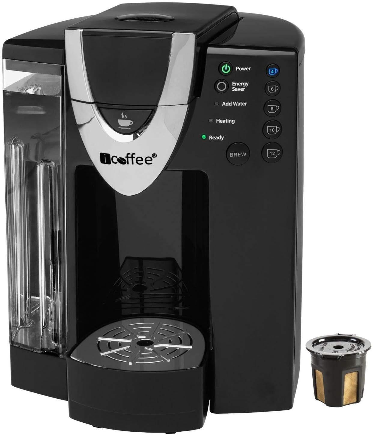 RSS300-DAV Davinci Single Serve Coffee Brewer with Spin Brew Technology, Black
