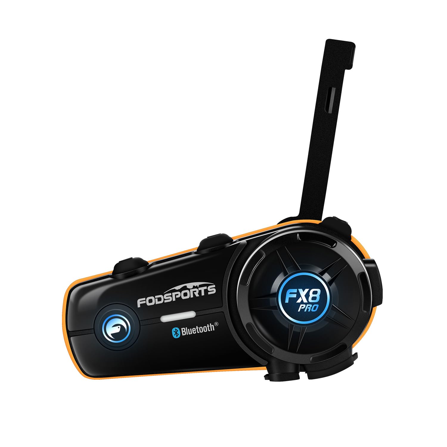Fodsports FX8 Pro Intercom Moto Bluetooth Audio Multitasking Controllo App