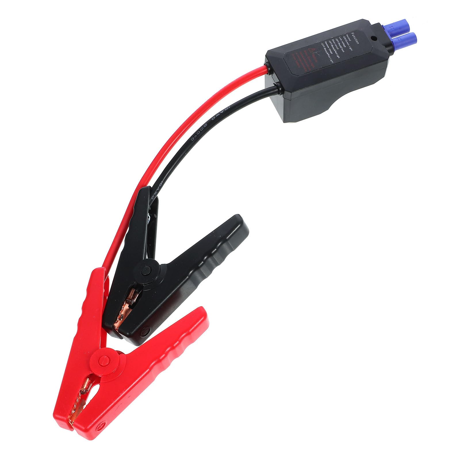 Balacoo Starter Clamp Jump Starter Battery Clamp with 10 Awg Silicone Cable 650a Intelligent Clip Portable Car Emergency