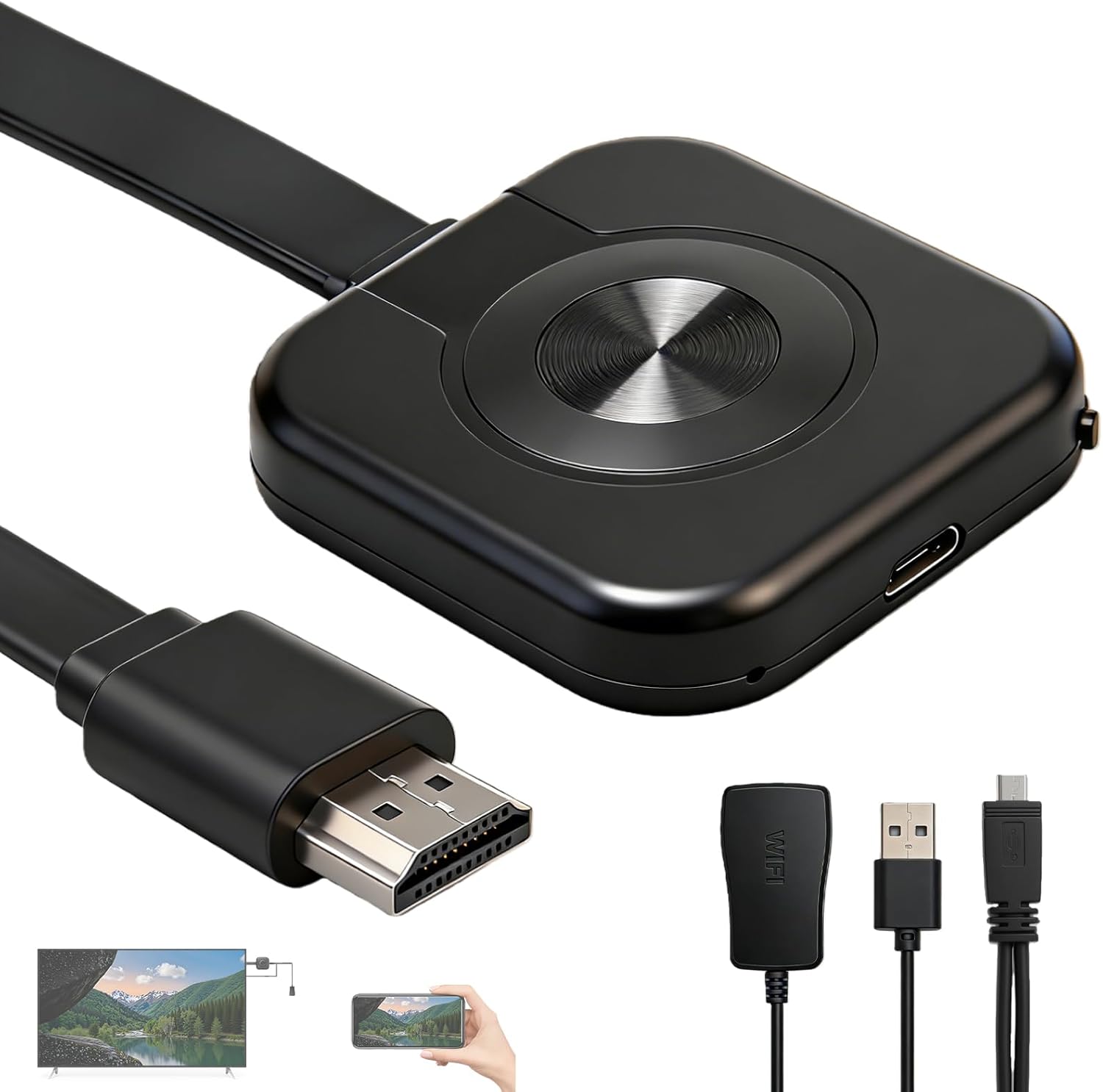 Miracast Wireless HDMI Dongle HD Wireless HDMI Adapter 1080P
