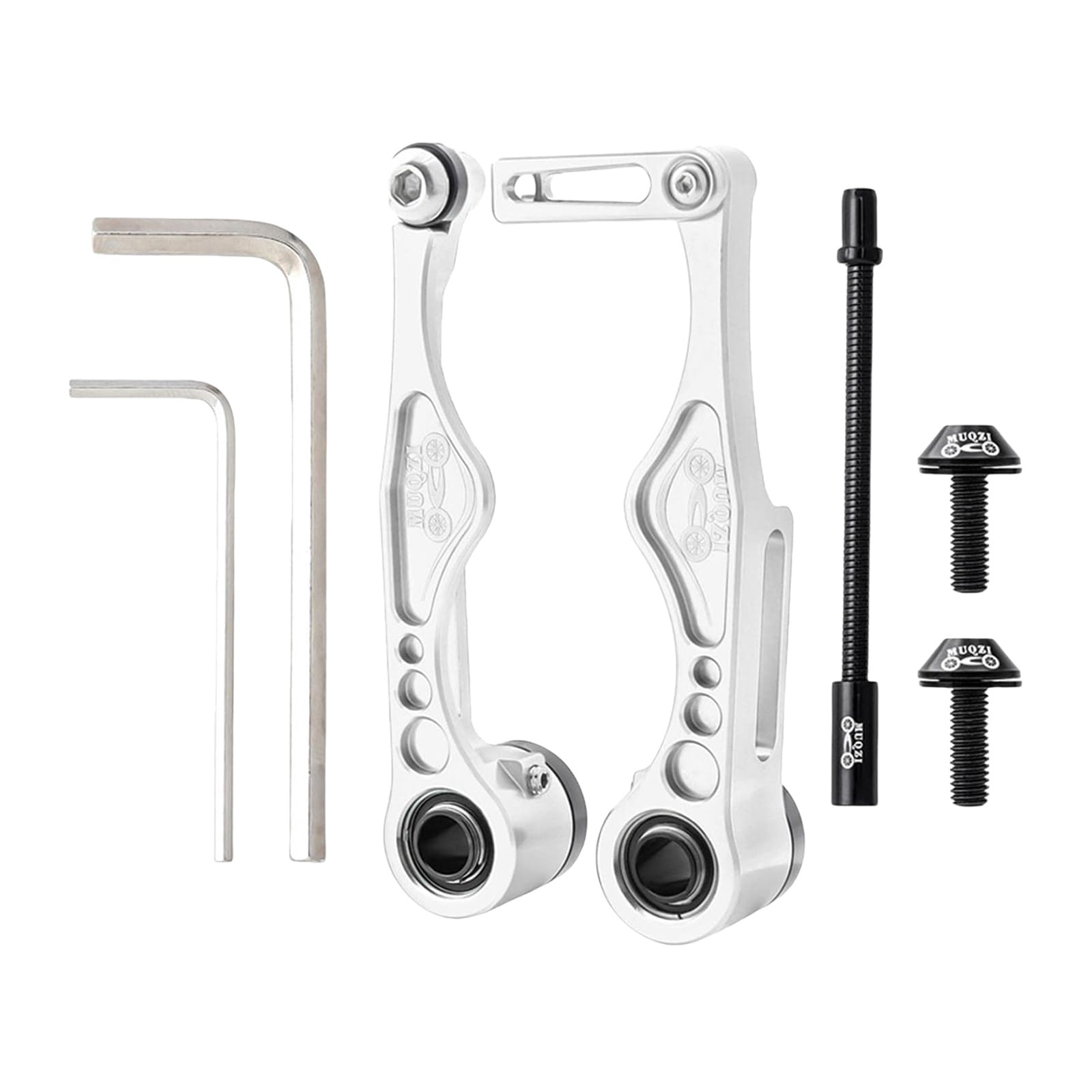 Zeizafa Faltrad V Bremssattel, Leichter Bremssattel aus Aluminiumlegierung, Kurze Armklemme, Fahrradzubehör, Fahrräder, Bremssattel, Fahrradzubehör