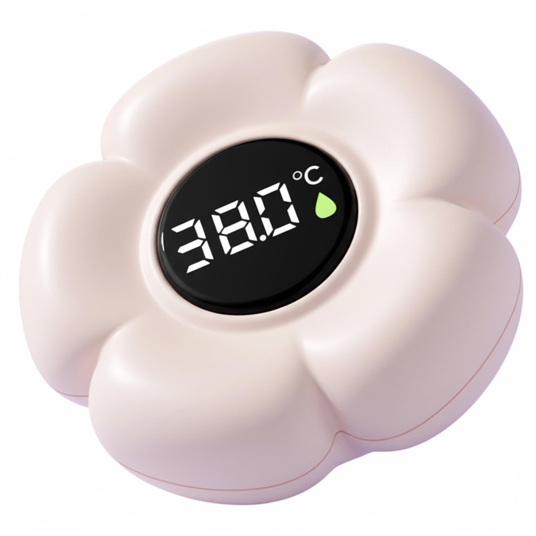Baby Bath Thermometer, Color Alert Bathtub Thermometer Baby Floating Flower Bath Thermometers for Safety Infant & Toddler Time, Purple, Bathtub