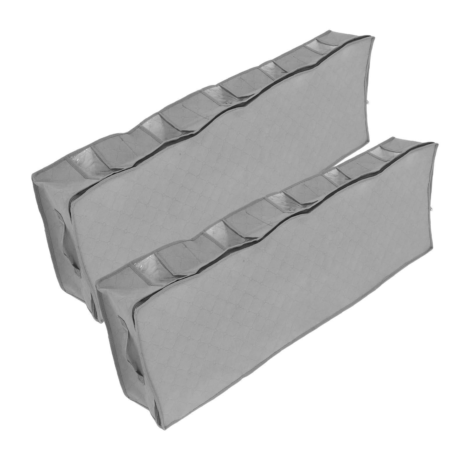 Contenedor de ropa plegable de tela no tejida con ventana pack de 2