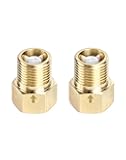 QWORK 2Pcs Brass One-way Check Valve, 1/2