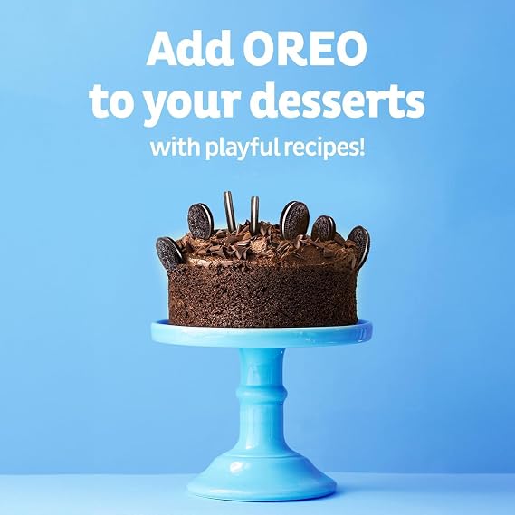 Oreo Birthday Party Sandwich Biscuits, Filled with Caramel Flavoured Crème, 154 g (Pack of 1)