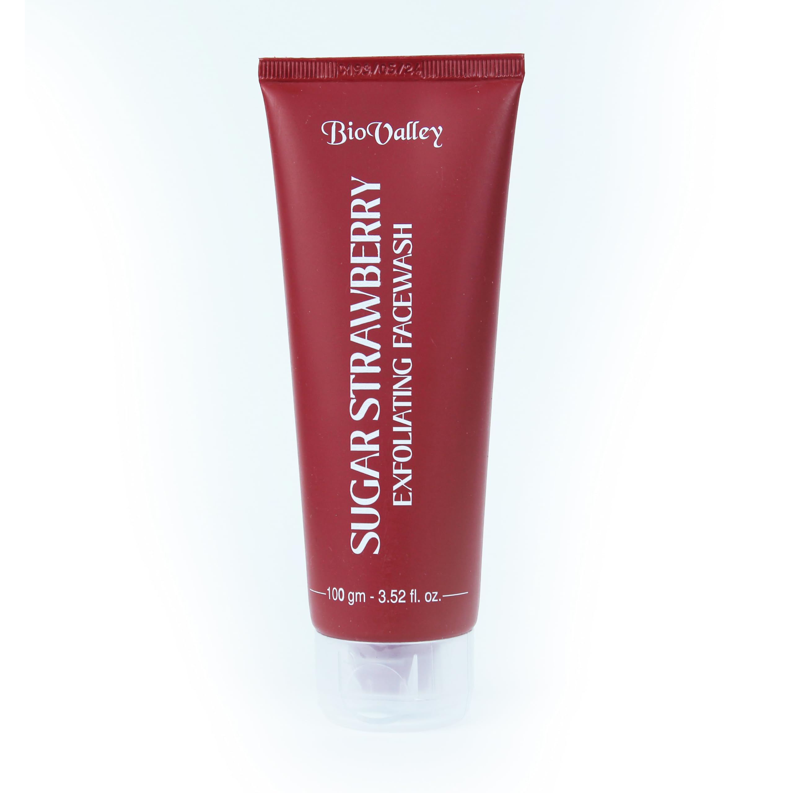 Sugar Strawberry Face Wash, Gentle Cleanser, Refreshing Strawberry Scent, Smooth and Radiant Skin, Natural Goodness 100 ml