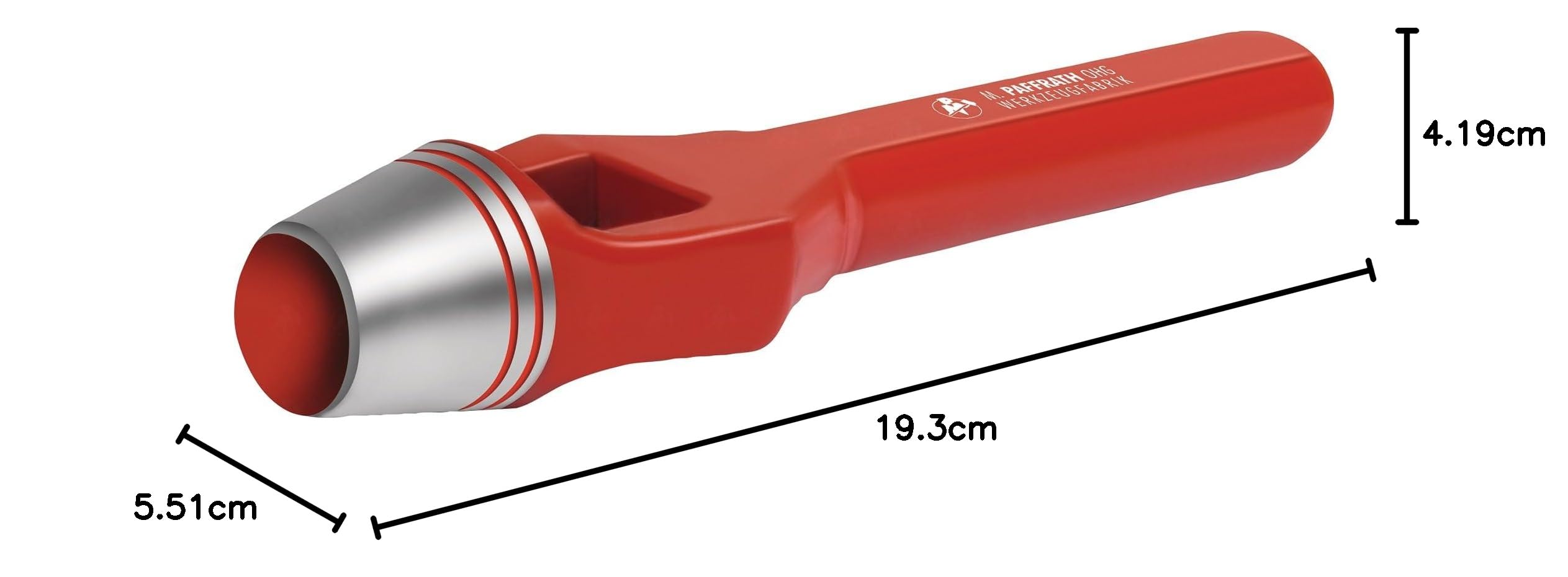 PAFFRATH 0100300 - Sacabocados de puente DIN 7200 forma A (30 mm)