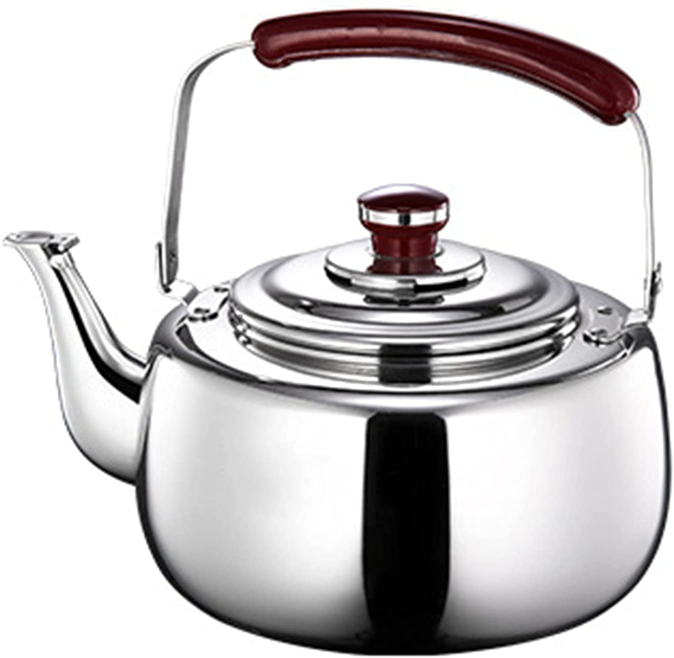 Bouilloire à sifflet SHISHI 3L anti-brûlure et facile à nettoyer en inox