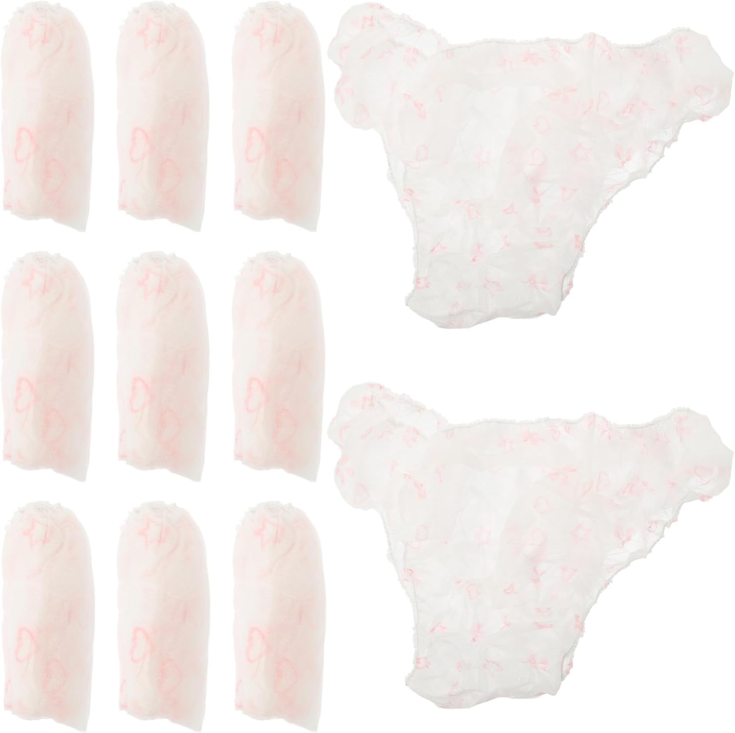 FOMIYES 1 Set of 20 Pcs Women's Disposable Period Briefs High Waist Soft Breathable for Postpartum Women