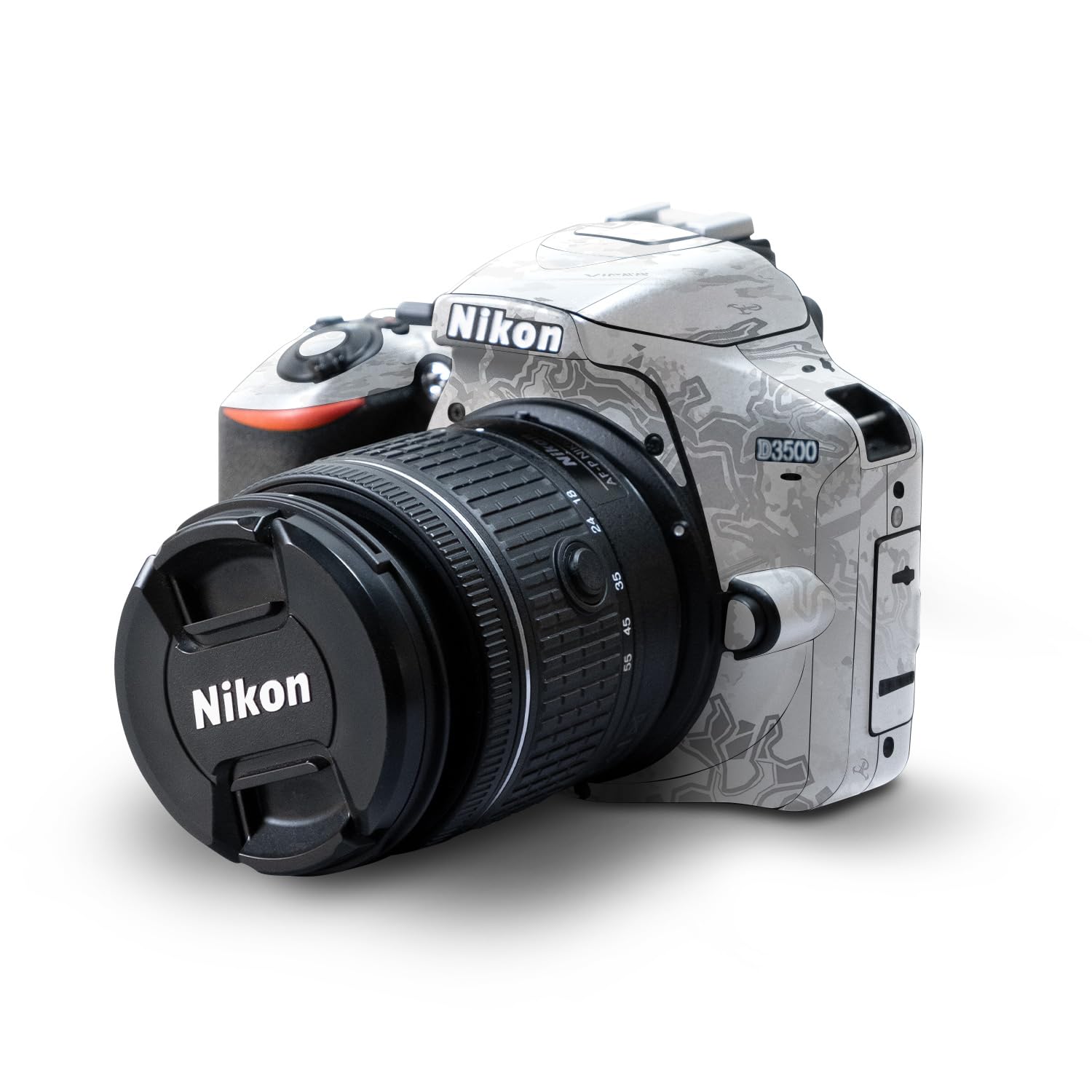 Skin Compatible with Nikon D3500 Camera - Viper Snow - Premium 3M Vinyl Protective Wrap Decal Cover - Easy to Apply | Crafted in The USA by MightySkins