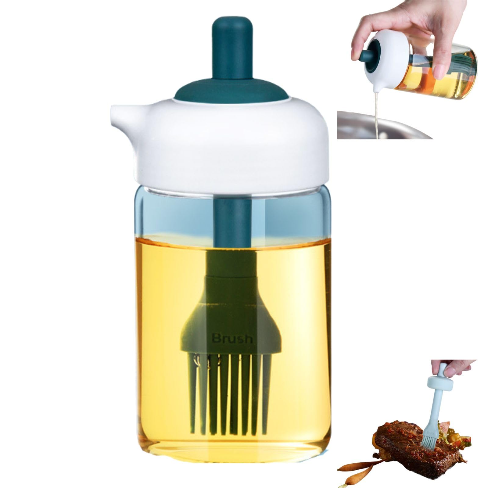 Amazon.co.jp: オイルディスペンサー ブラシ付き ガラスオリーブオイル Amazon.co.jp: オイルディスペンサー ブラシ付き ガラスオリーブオイル