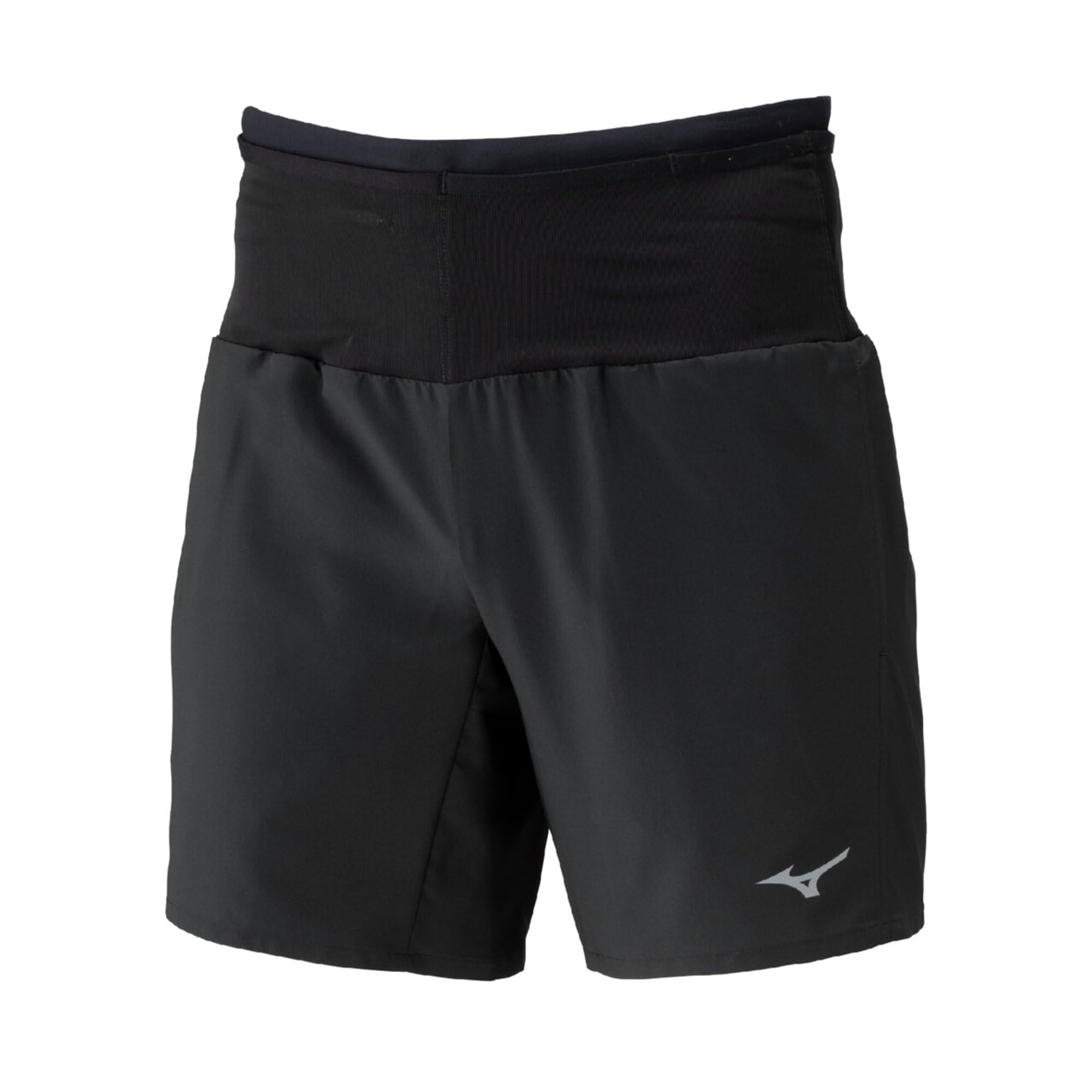 Mizuno Running Shorts, Multi-Pocket, 7-Inch, Black, L