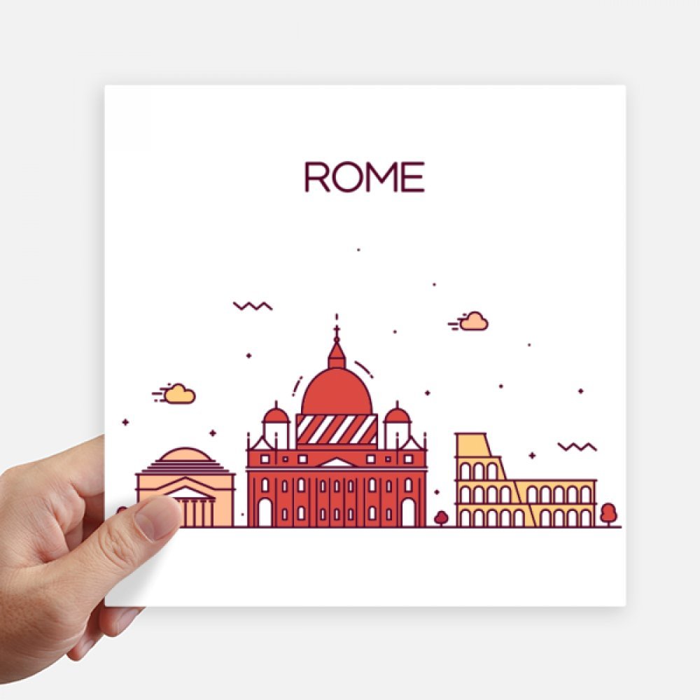 Sticker Italie déplié décorez votre ordinateur et vos valises de voyage