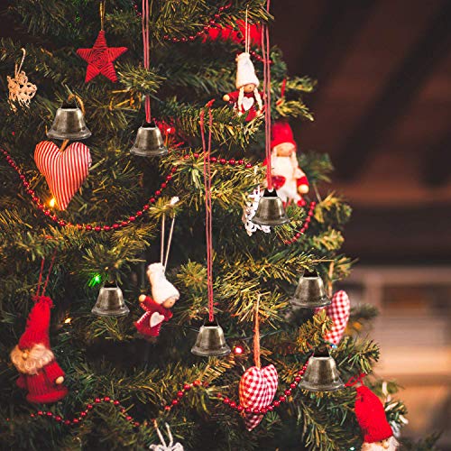 Fashionclubs Vintage Bronze Jingle Bells 35Pcs 38Mm Christmas Craft Bells Ornaments For Wind Chimes Making, Housebreaking, Christmas Tree Decorations And Dog Potty Training #TOP4