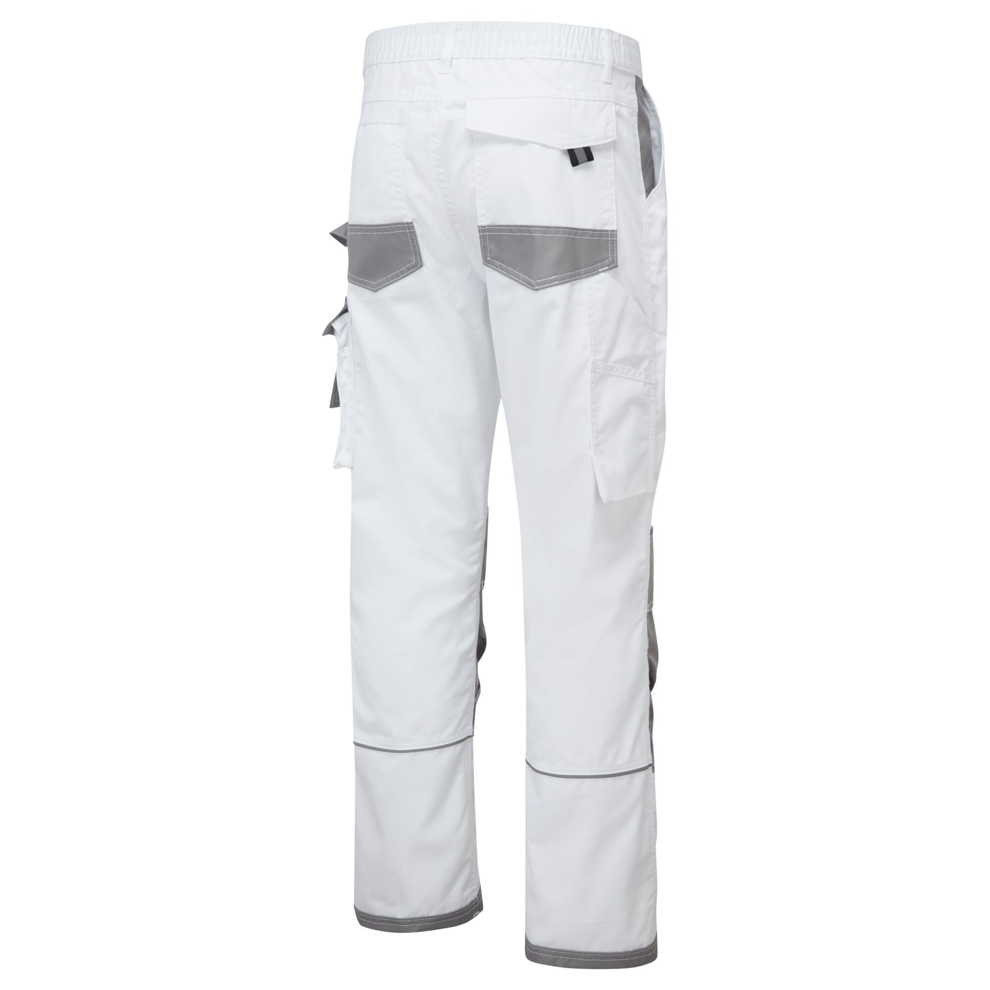 Portwest Pantalón Painters Pro , Tamaño: S, Color: Blanco, KS54WHRS