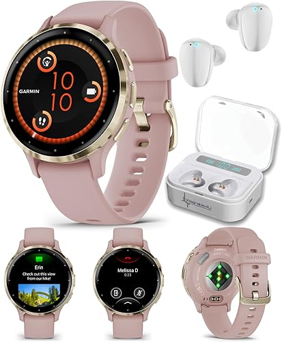 Garmin Venu 3S - Reloj inteligente con GPS, pantalla AMOLED de 1.61 pulgadas, características avanzadas de salud y fitness, hasta 10 días de
