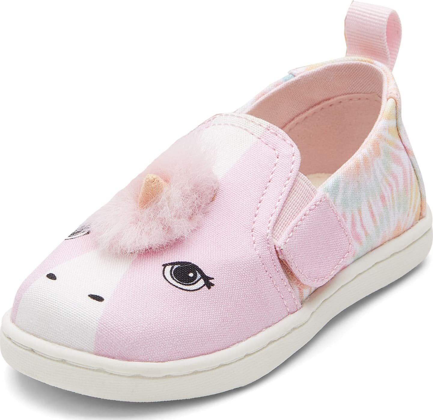TOMS Girl's, Alpargata Tiny Slip-On - Toddler, Pink, 11 Little Kid