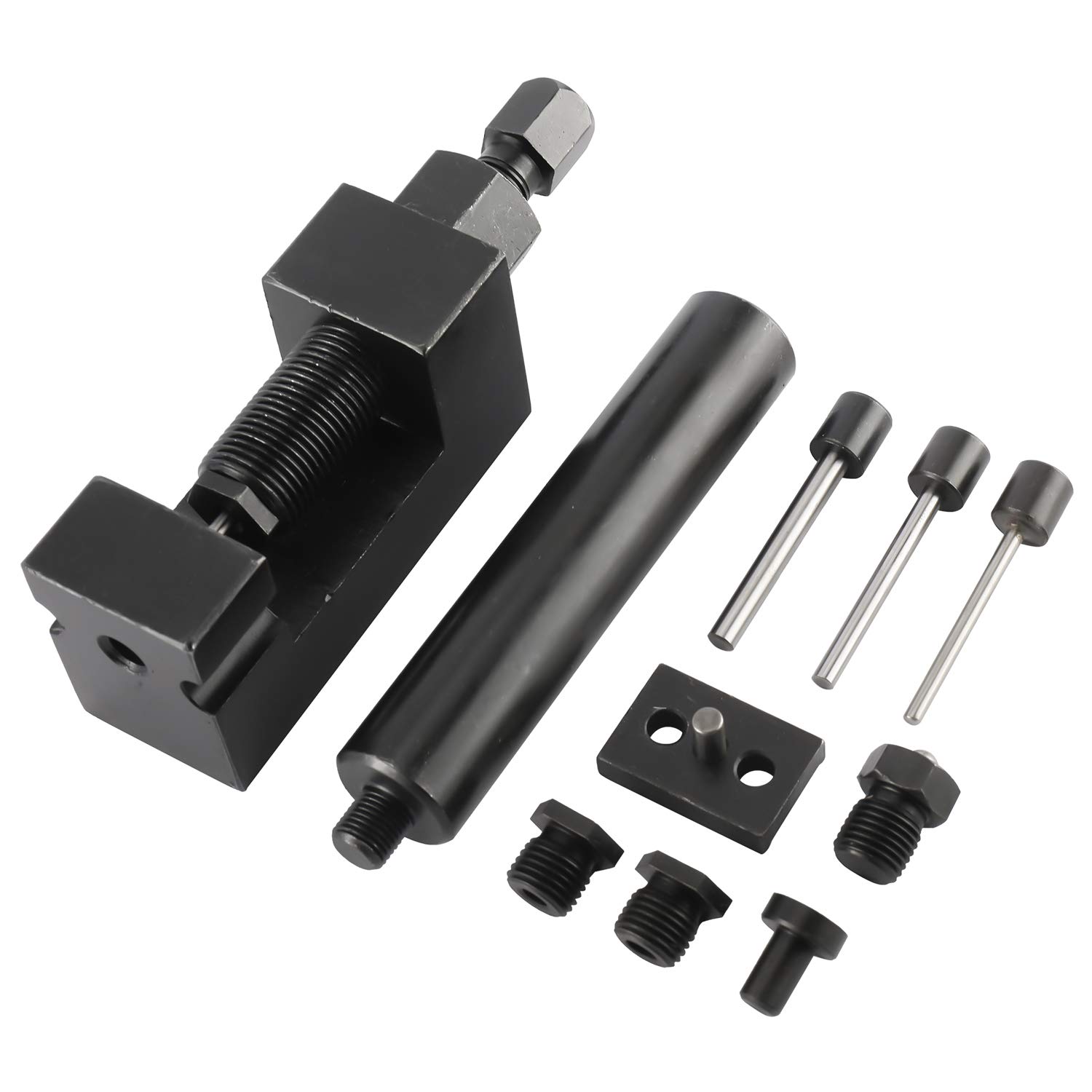 FreeTec Desmantelador de Cadena de Moto Juego de Herramientas de Remachado Profesional