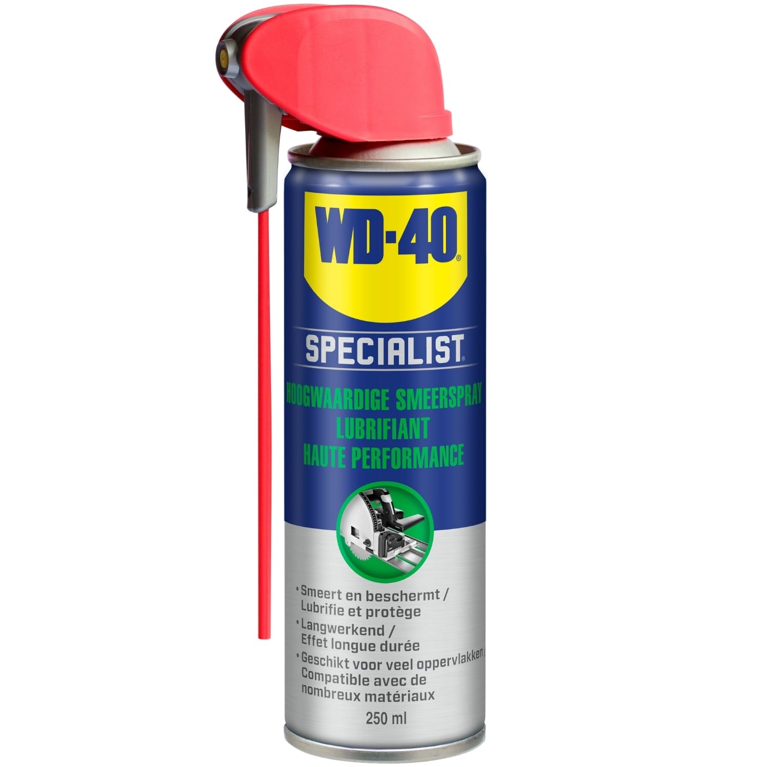 WD-40 Specialist PTFE Spray lubrificante, 250 ml, Grigio