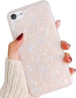 Vista 9 de J.West - Funda para iPod Touch de 7ª Generación - Funda de TPU de silicona suave con diseño de estampado de leopardo blanco brillante, translúcida