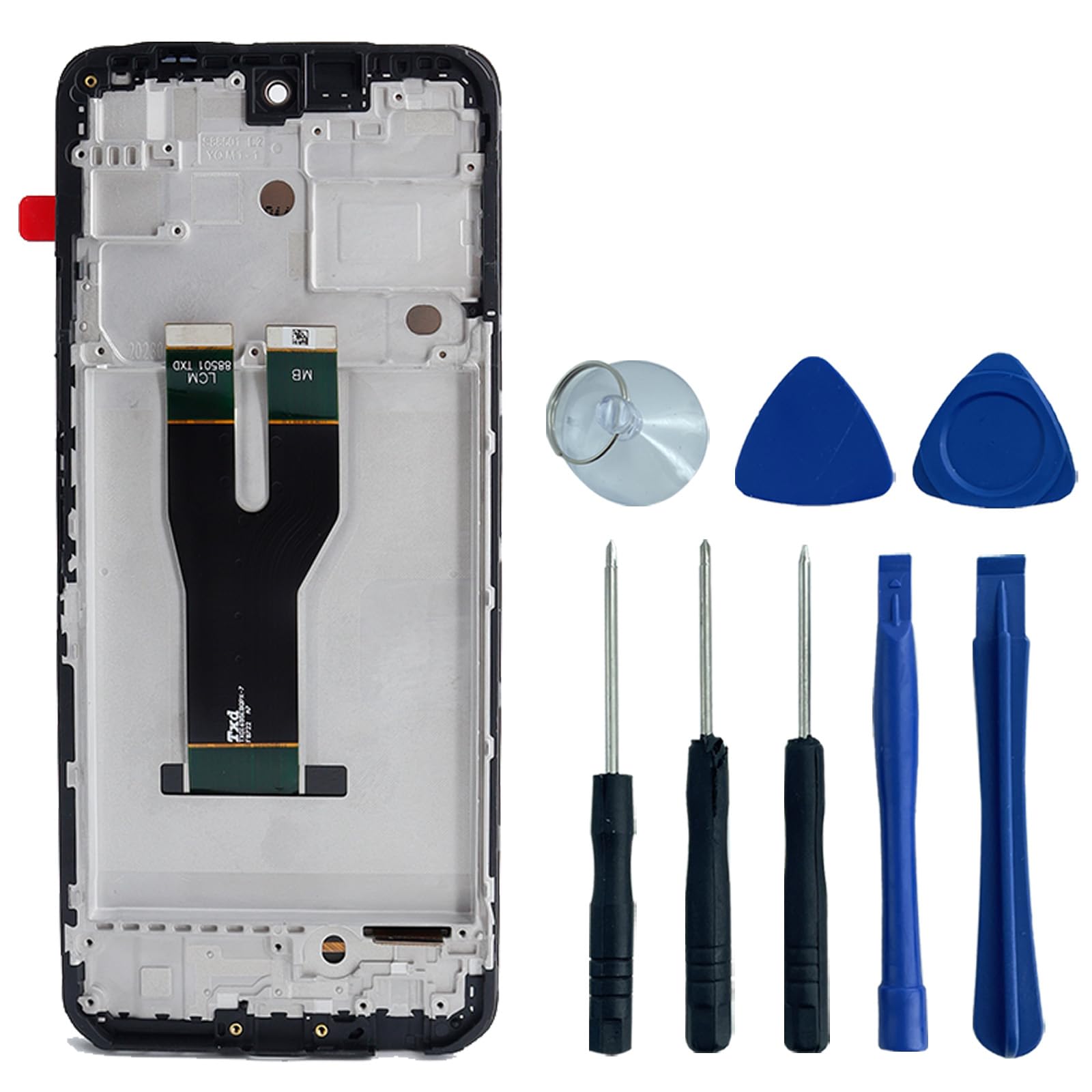 for Boost Mobile Celero 5G + Plus LCD Screen Touch Digitizer Assembly Frame Replacement for Celero 5G + Plus Screen Replacement 7.0“