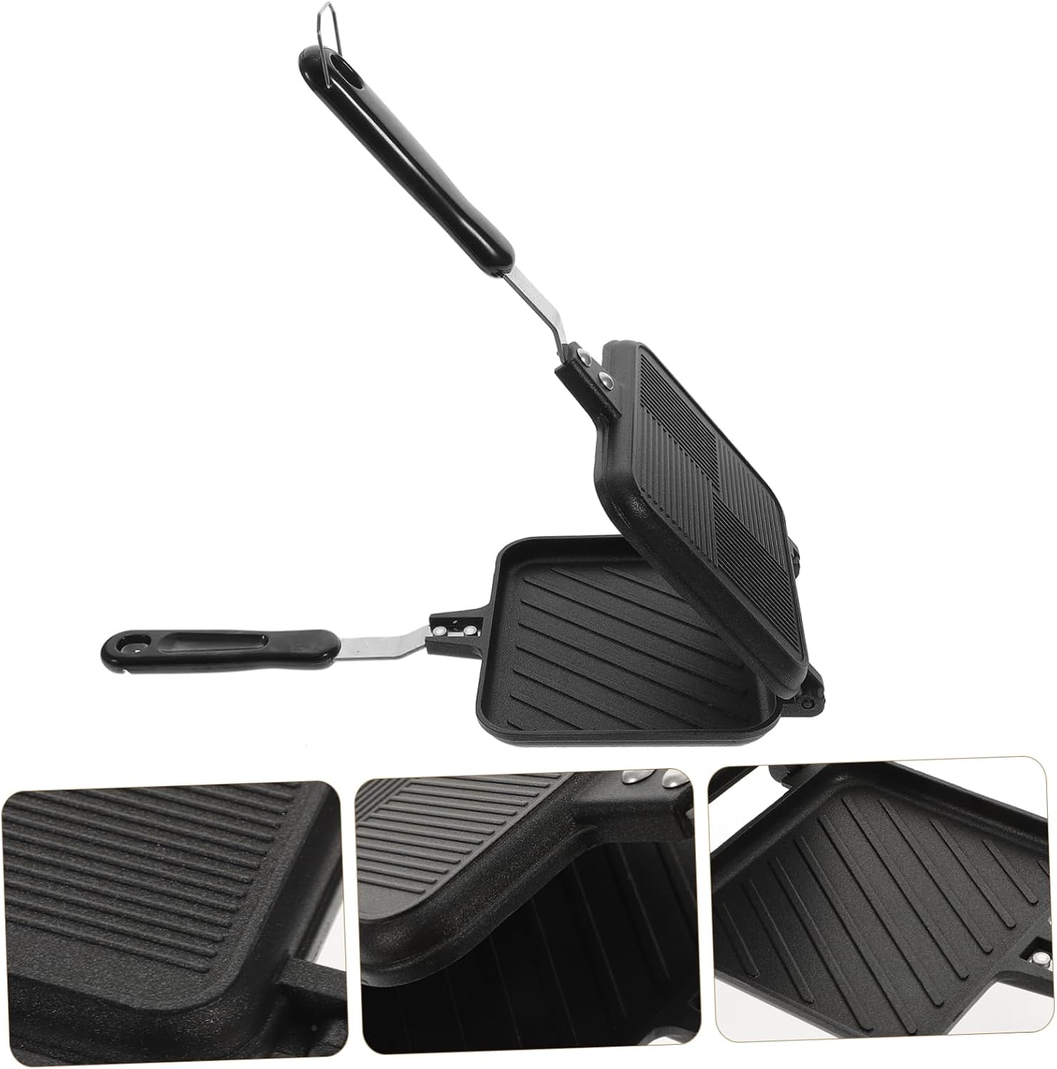 Aluminum Sandwich Baking Pan, Breakfast Maker Detachable Double Sided