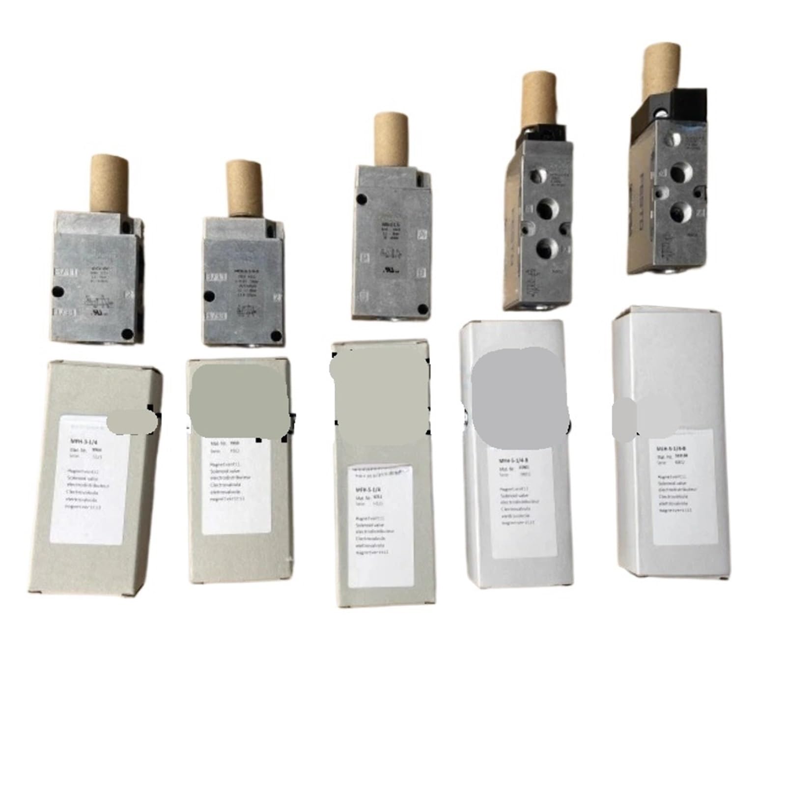 CXFCIHFT 1pcs Solenoid valve MFH/JMFH/MLH/MVH/JMVH/VL-3-5-1/8-1/4-1/2-3/8-S-B(MFH-5-3 8-B 19705)