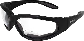 Global Vision Hercules Bifocal Anti-Fog Safety Glasses with EVA Foam Clear Lens ANSI Z87.1-2003 Certified