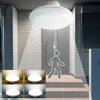 【明暗・モーション感知】 LED シーリングライト 6畳 8畳 センサー付き 玄関 電球色 白色 昼白色 昼光色 人感センサーライト 室内 明るい 消費電力20W 全光束4000LM 自動点灯・消灯 LED 照明器具 天井 薄型 ミニシーリングライト 玄関 脱衣所 物置 廊下 照明 引掛け式 夜間ライト 節電 レーダー 感応範囲5M 超高感度タイプ 補助灯 防犯 (白色4000K)