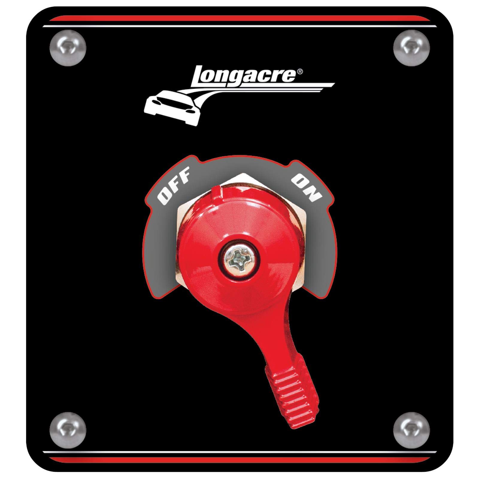 Lot De 4 Interrupteurs De Déconnexion Batterie à Clé - 60x45 Mm, Rouge, Compatible Race Rally