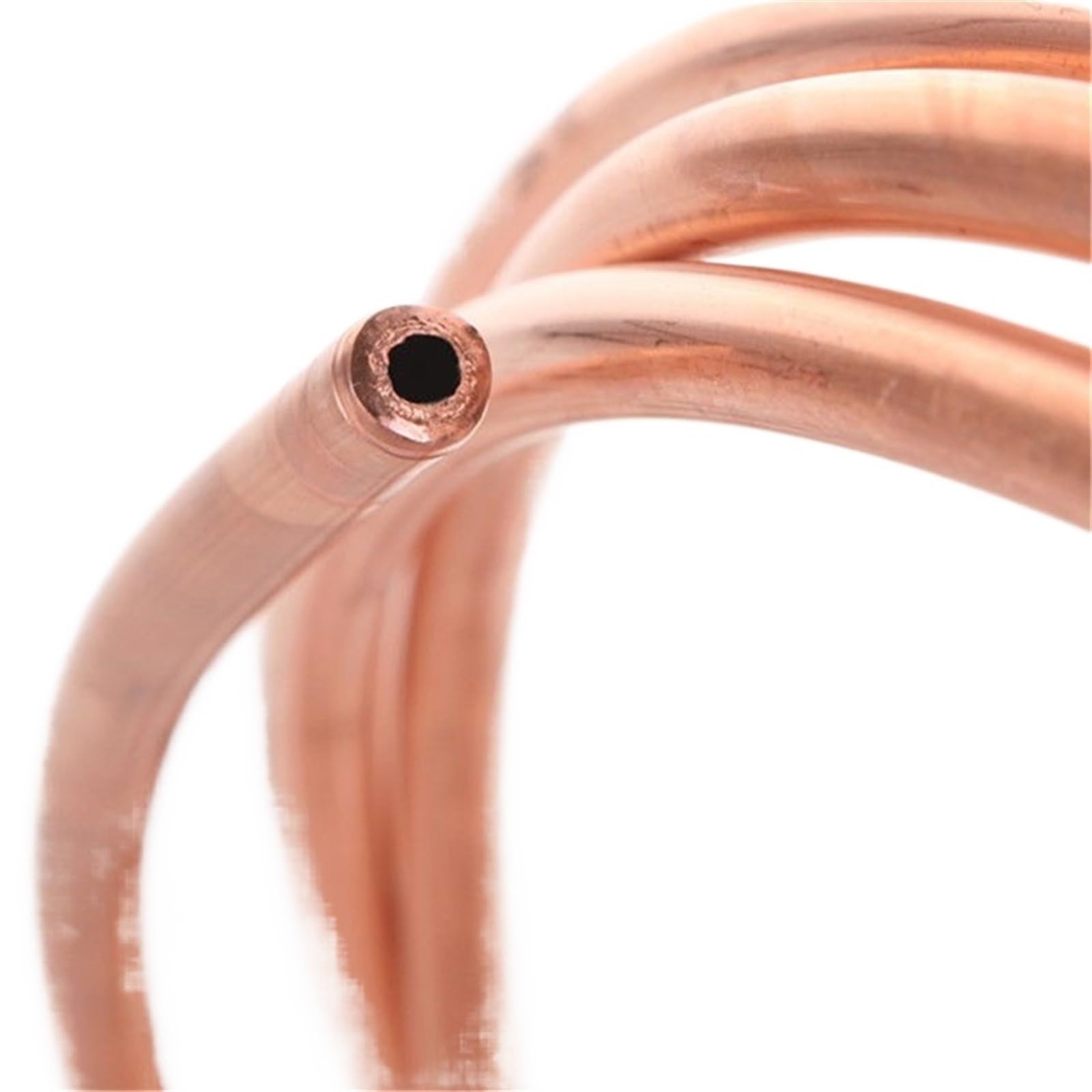Tubo in rame morbido avvolto, Bobina di tubo di rame morbido T2 al 99,9%, 3 metri, diverse dimensioni, for aria condizionata e fornitura idrica(14mm x 1mm)