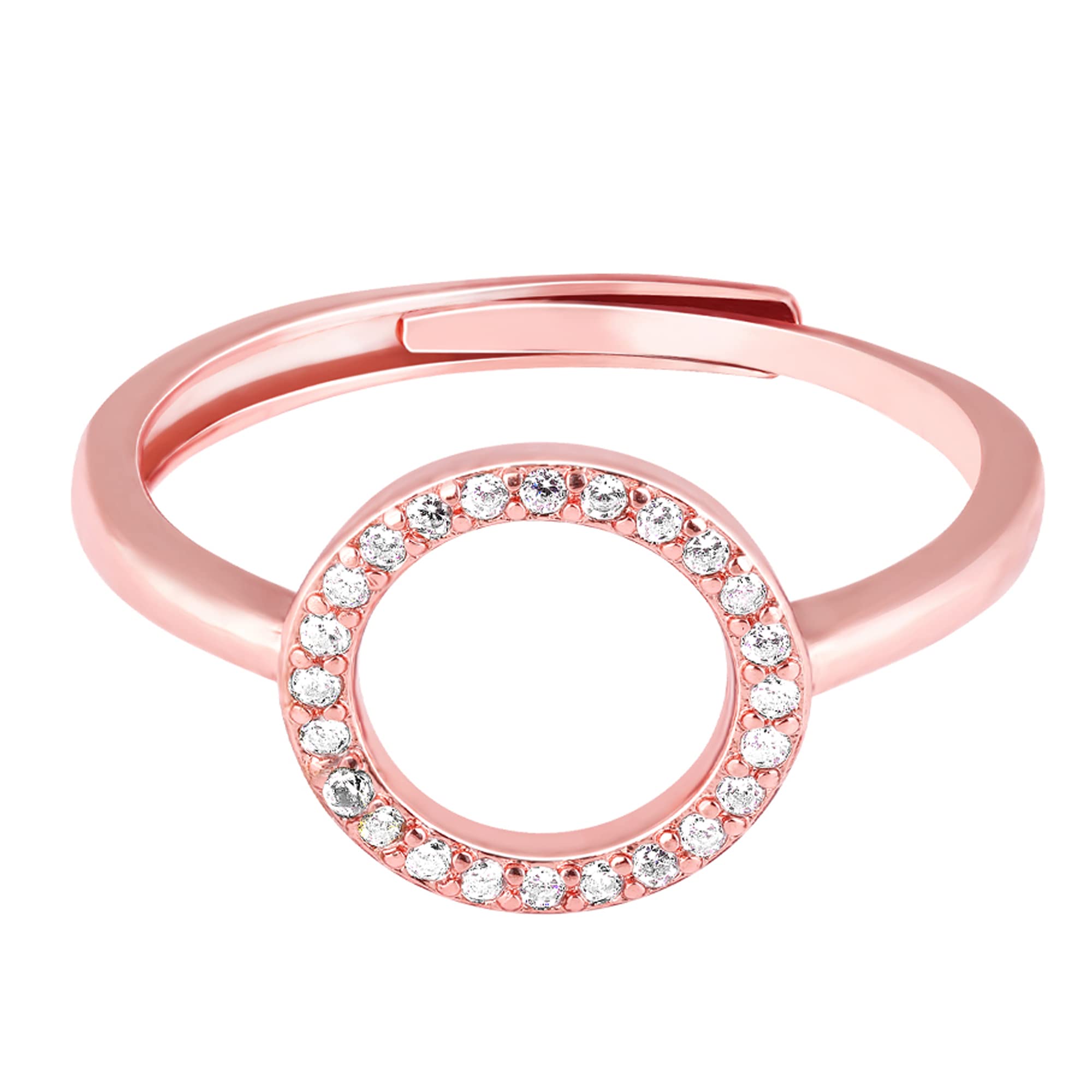 GIVA 925 Silver Rose Gold Round Hollow Ring, Adjustable | Gifts for Women and Girls | With Certificate of Authenticity and 925 Stamp | 6 Months Warranty* (B0BK2NPMTJ) Amazon Price History, Amazon Price Tracker
