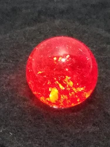 Miniatura 4 de Canicas fritas 10 canicas coleccionables agrietadas de color sólido 0077 gemas de vidrio