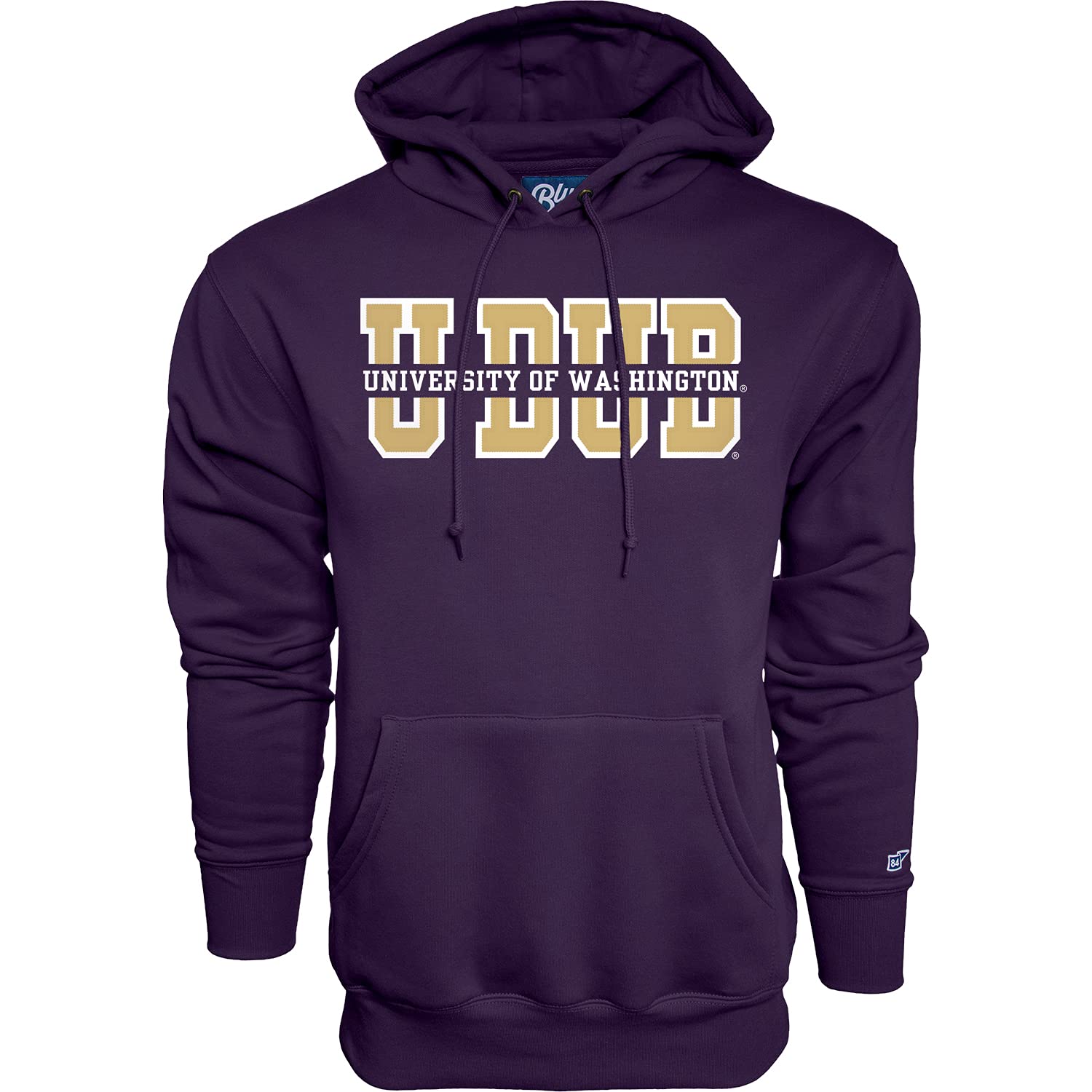 Blue 84 NCAA mens Hoodie Top Level Twill Applique