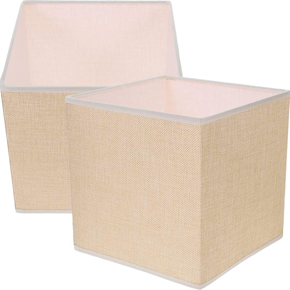 Wear-Resistant Linen Lampshade for Table Floor Lamps Easy to Install Suitable for Home Bedroom and Office Decor Replacement Light Shade for Distinctive Style