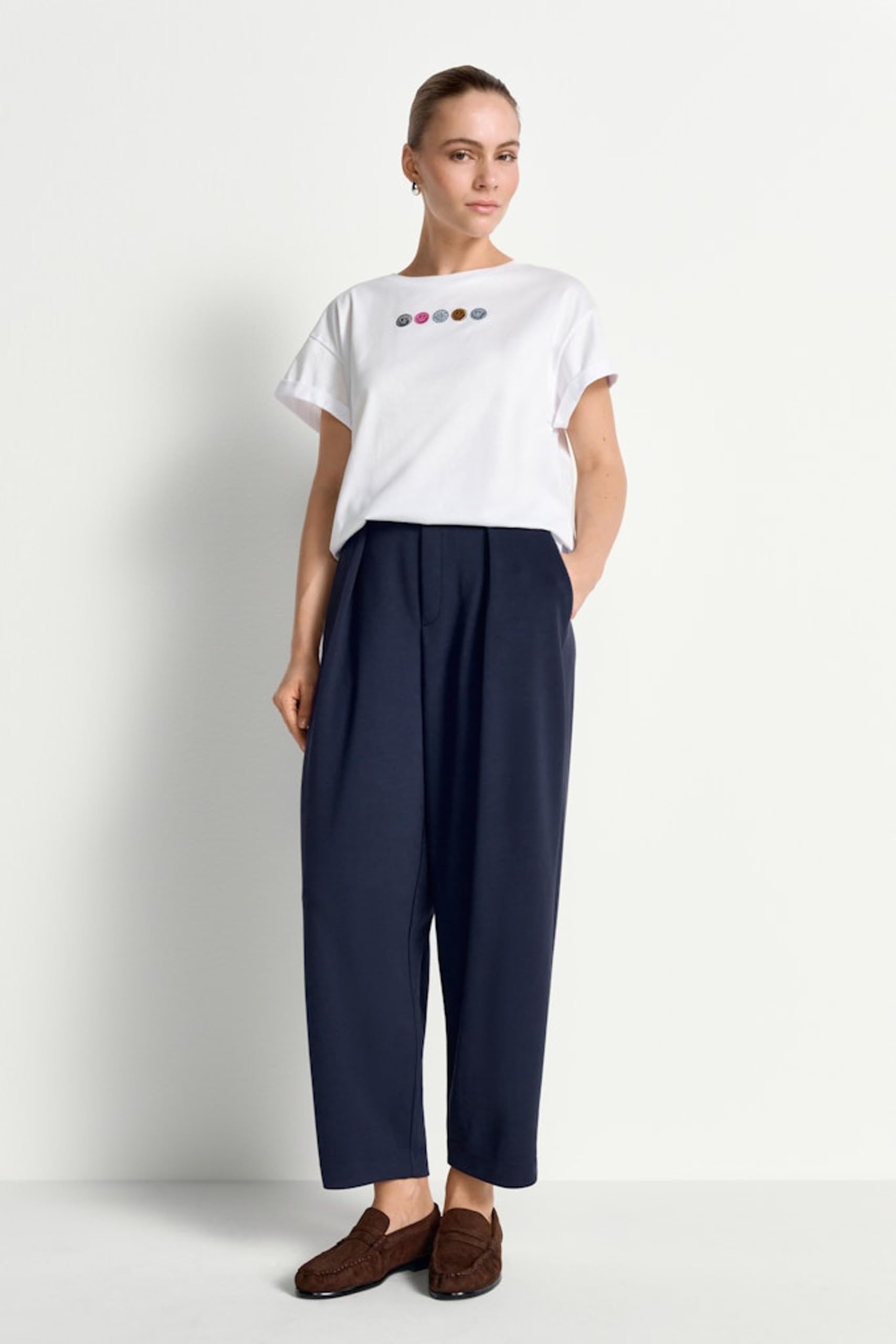 RICHROYAL T-Shirt mit Print Boyfriend Sparkle Organic Shirt