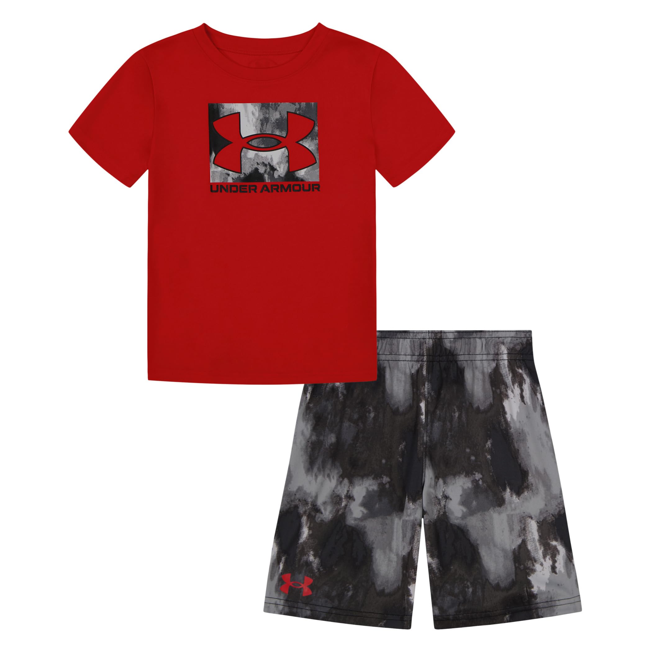 Under Armour Boys' 2-piece Short Sleeve Graphic T-Shirt and Shorts Set