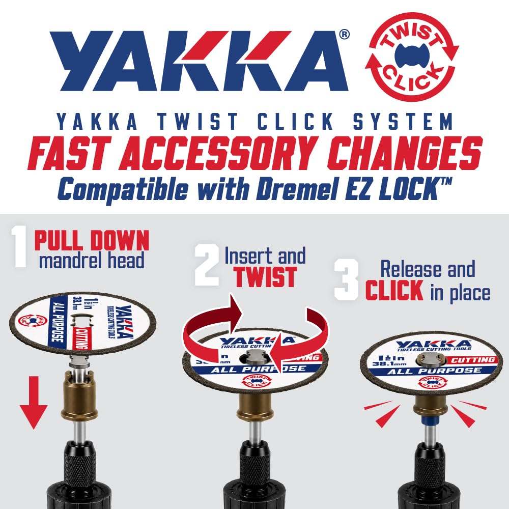Yakka Metal Cutting Wheel - Dremel Compatible -3