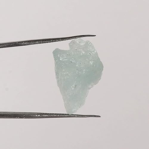 Miniatura 2 de GEMHUB 12.5 CT AAA Natural Rough Aqua Sky Aquamarine Gemstone Rough Crystal for Jewelry Making, Healing, Decoration