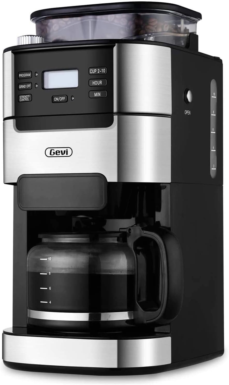 coffee maker that grinds and brews