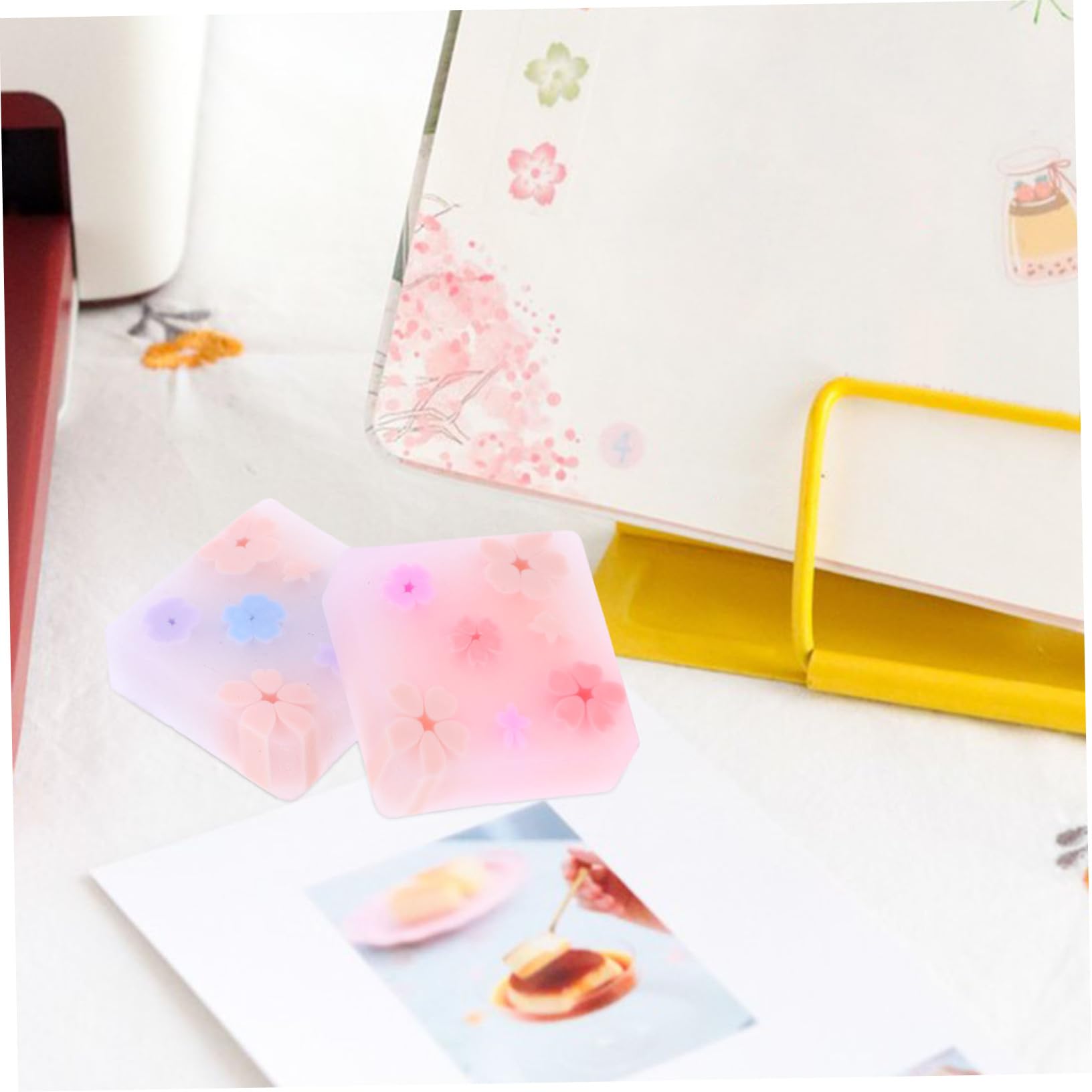Uonlytech 3 Ensembles Gomme À Gelée Mignon Gommes en Caoutchouc Enfants École Crayon Art Eraser Créatif Gommes pour Les Filles Gomme Électrique Professionnelle Gamme TPR 32 Pièces * 3