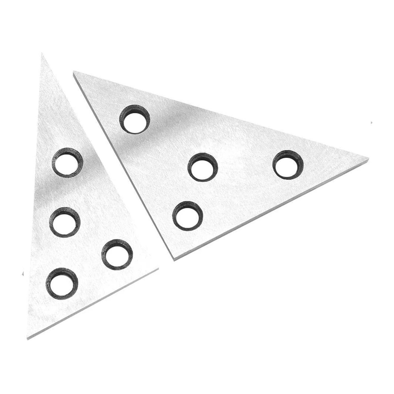 Gauge Block 2/10/12/17Pcs 30/45/60/90 Degree Precision Machinist Measurement Tool Angle Block Ruler Inch Metric Triangle Metal(1pcs)
