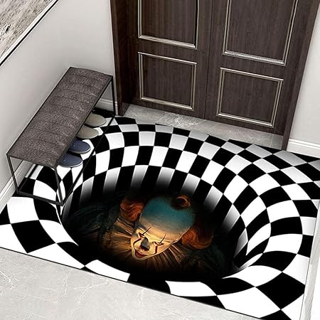 Alfombrilla de baño de Miedo 3D, Alfombra de Puerta de ...