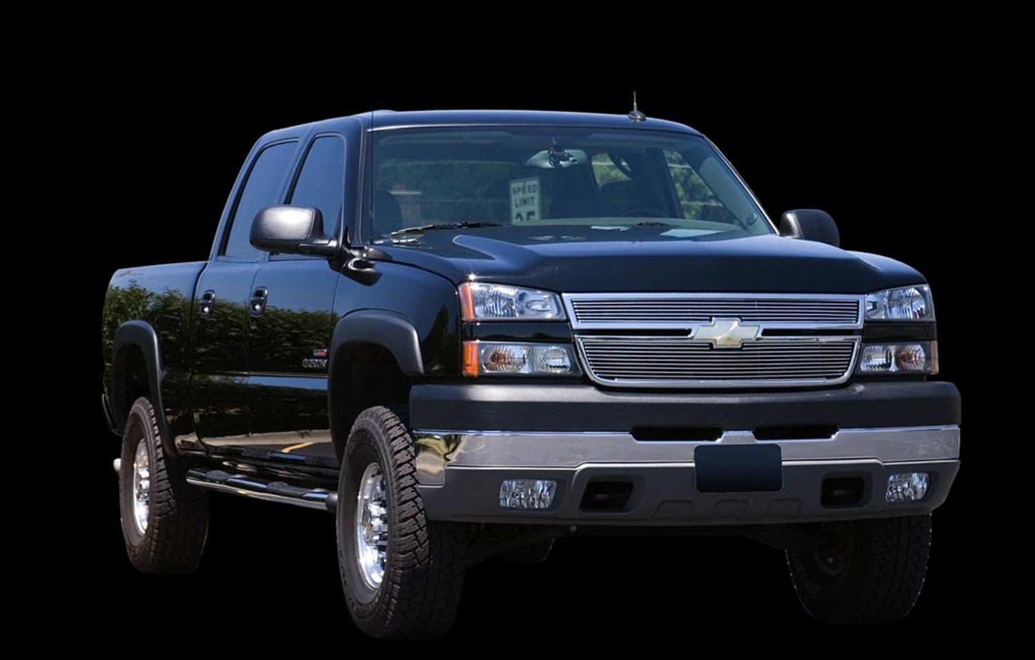 42212 Polished Aluminum Billet Grille